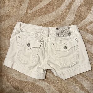 Miss Me White Jean Shorts